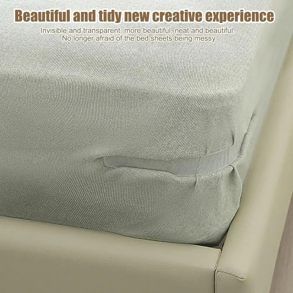 8/4Pcs Heavy Duty Bedsheet Corner Tightener Clips High-quality Materials Durable and Reliable Bed Sheet Grippers for Protectors