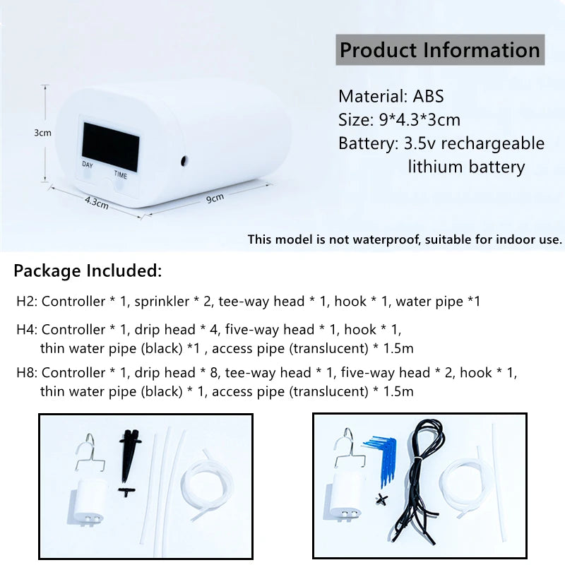 Automatic Watering Pump Controller Intelligent Flowers Plants Sprinkler Drip Irrigation Device Pump Timer System Garden Tools
