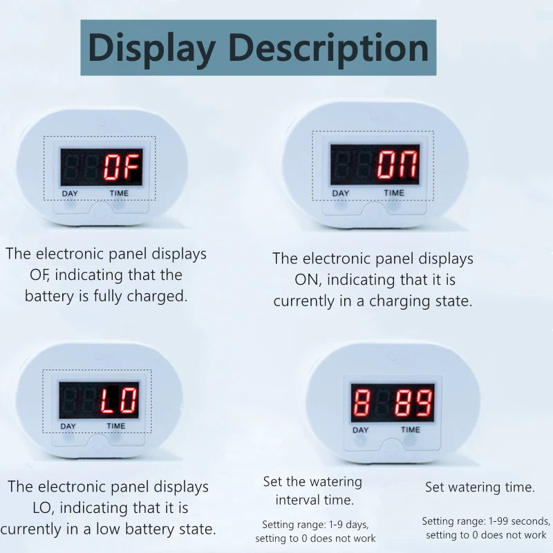 Automatic Watering Pump Controller Intelligent Flowers Plants Sprinkler Drip Irrigation Device Pump Timer System Garden Tools