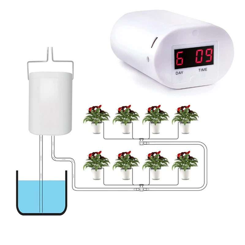 Automatic Watering Pump Controller Intelligent Flowers Plants Sprinkler Drip Irrigation Device Pump Timer System Garden Tools