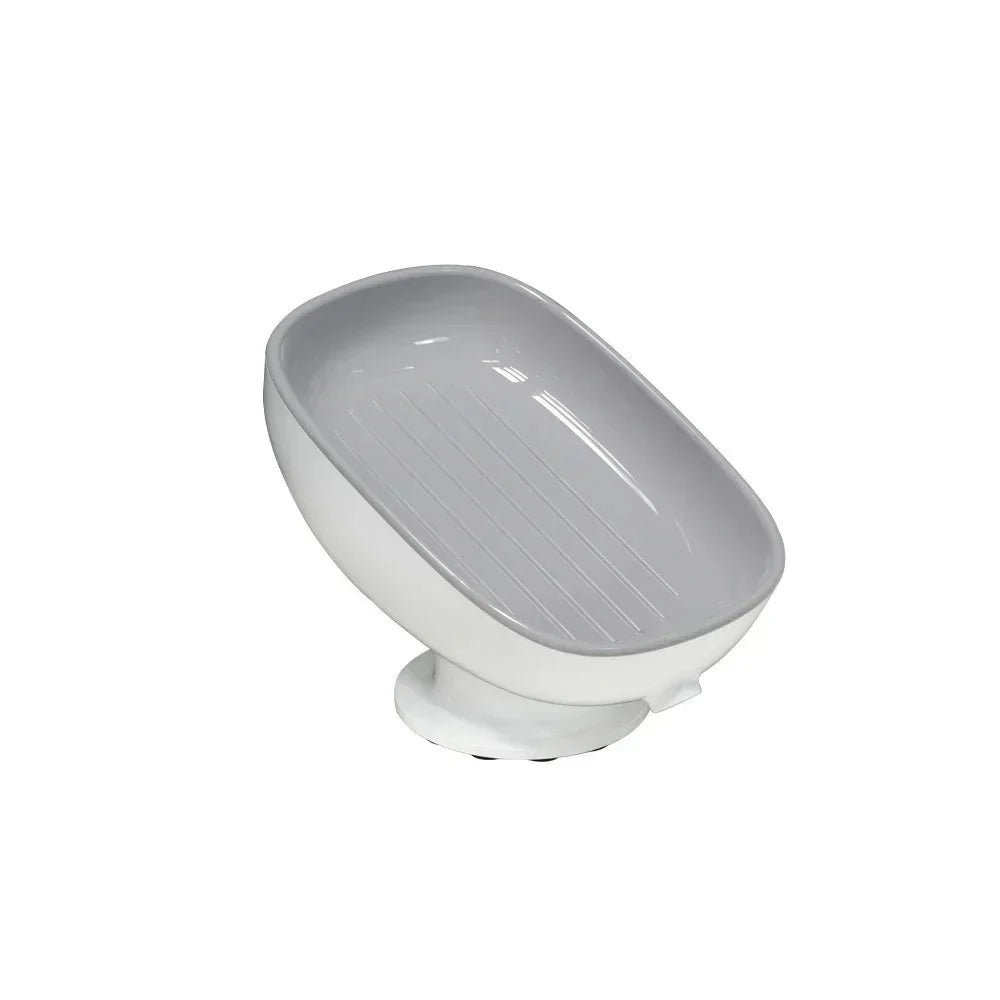 1pc Super Suction Cup Soap Dish Bathroom Portable Soap Dishes Holder Self Draining Soap Box For Bathroom Soap Holder Accessories